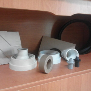 Hotové gumové výrobky průmyslový sektor aplikace komerční využití Česká republika